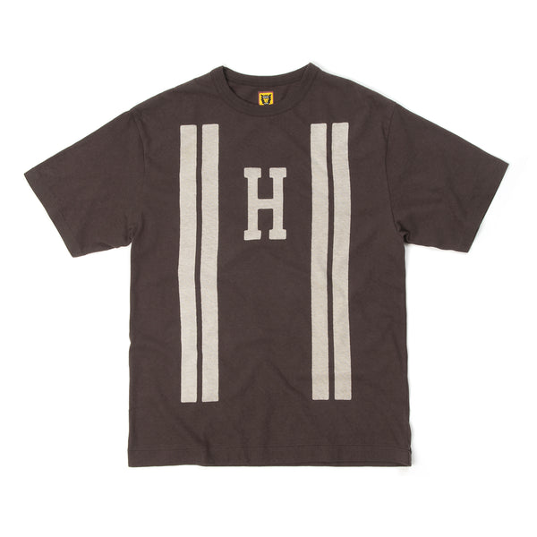 Human Made Line T-Shirt Brown - Concrete