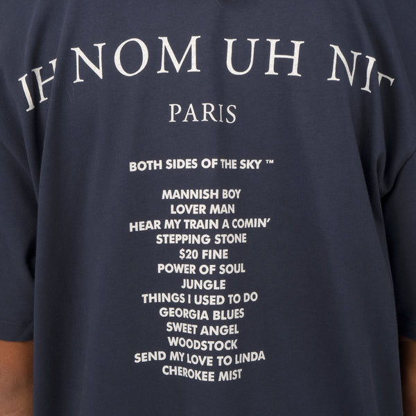 IH NOM UH NIT | Hendrix Sky T-Shirt Navy - Concrete