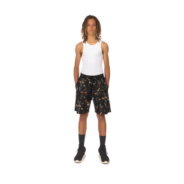 IH NOM UH NIT | Flowery Print Shorts Twill Black - Concrete