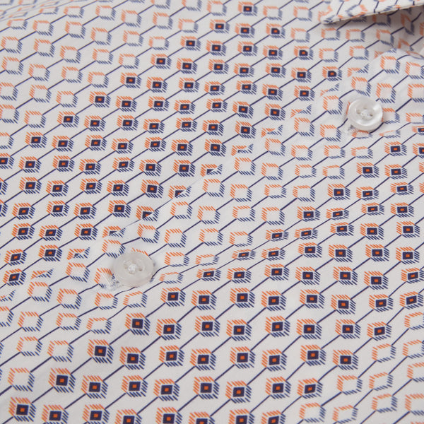 SaintPaul | Plaston Square Shirt L/S Red - Concrete