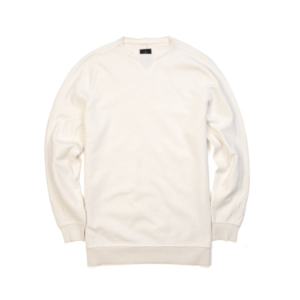 maharishi | Boro Crew Sweat White - Concrete
