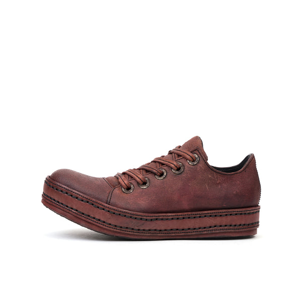James Kearns 5Hole Waxed Deep Red - Concrete