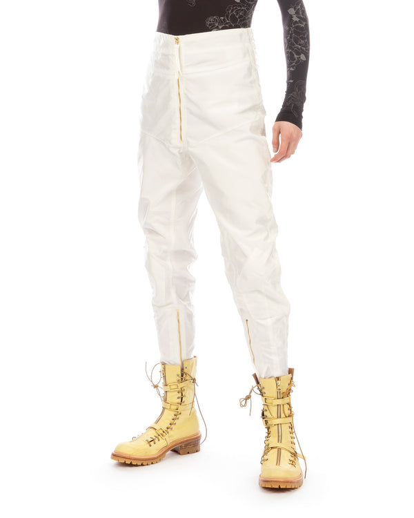 KANGHYUK | Airbag Ainti-G Trousers Off White - Concrete