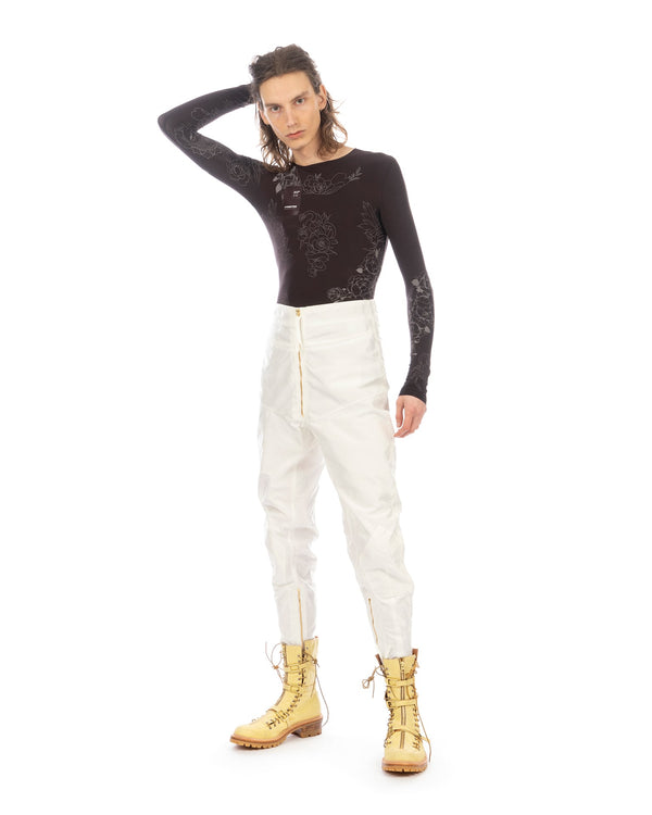 KANGHYUK | Airbag Ainti-G Trousers Off White - Concrete