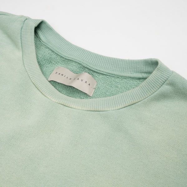 Kappa x Danilo Paura 'Uzai' Crewneck Light Green - Concrete