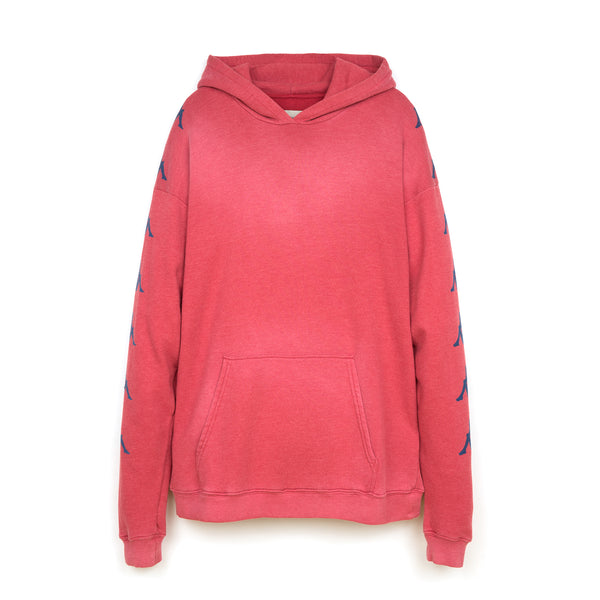 Kappa x Danilo Paura 'Okan' Oversized Hoodie Red - Concrete