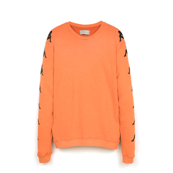 Kappa x Danilo Paura 'Uzai' Crewneck Orange - Concrete