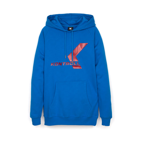 Kappa Kontroll Hoodie Raglan Blue France - Concrete
