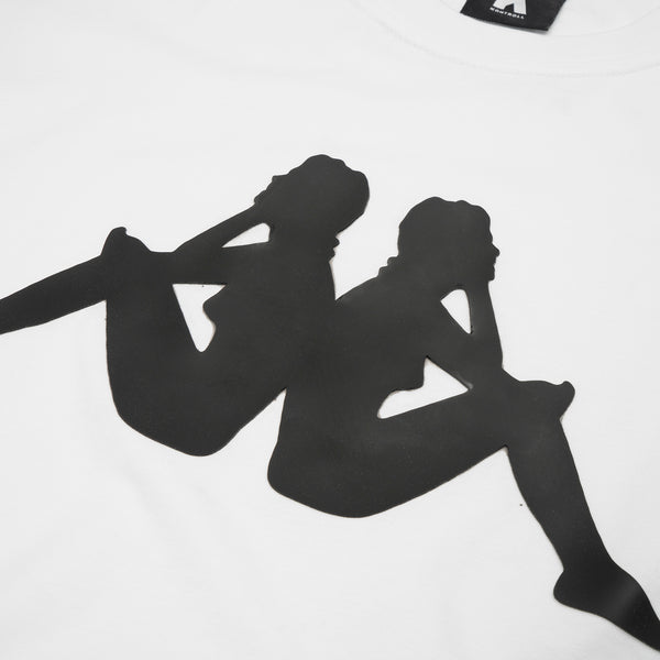 Kappa Kontroll Woman T-Shirt White - Concrete