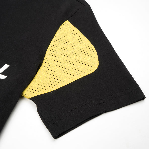 Kappa Kontroll Omini T-Shirt Black / Yellow-Lemon - Concrete