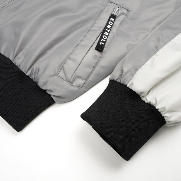 Kappa Kontroll Bomber Black / Grey - Concrete