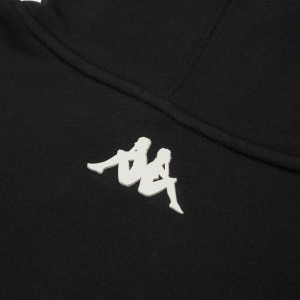 Kappa Kontroll Rubber Hoodie Black / Red - Concrete
