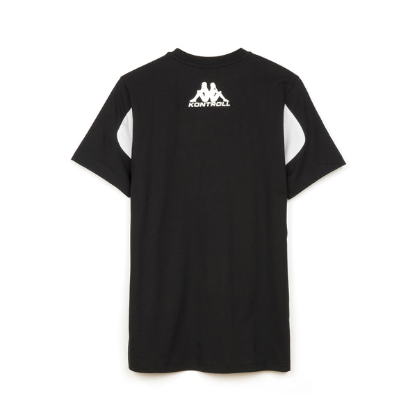 Kappa Kontroll Woman T-Shirt Black / White - Concrete