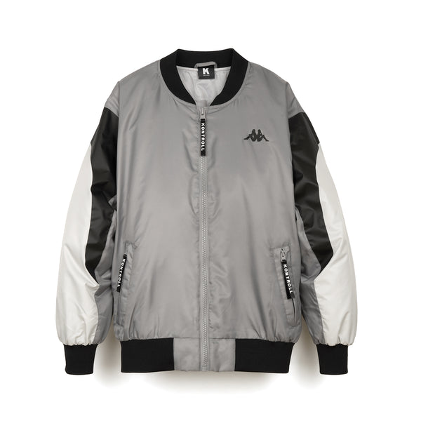 Kappa Kontroll Bomber Black / Grey - Concrete