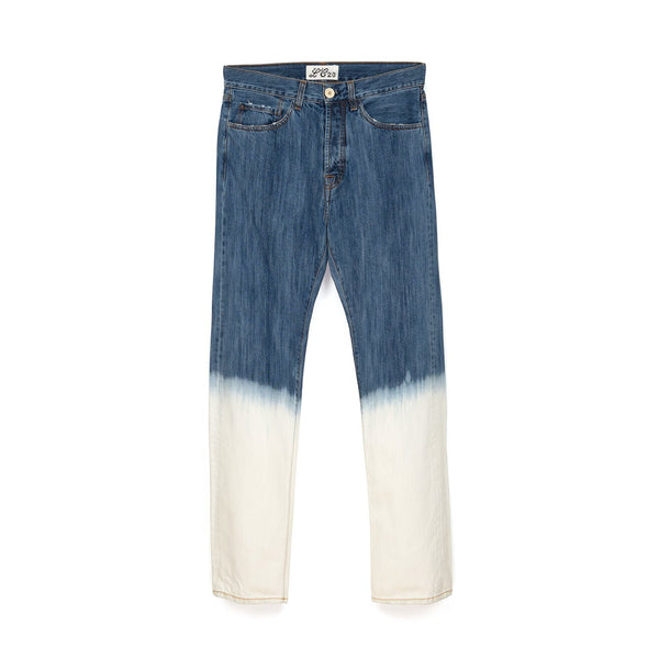 LC23 | 2 Colori Denim Trousers Blue/White - Concrete