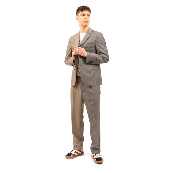LC23 | 2 Colors Gessato Blazer Grey - Concrete