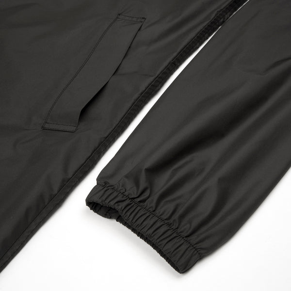 LC23 | Nylon Print Coat Jacket Black - Concrete