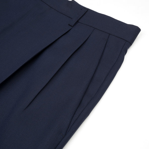 LC23 | No Crumpling Trousers Navy - Concrete