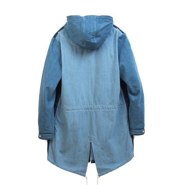 LC23 | Parka Jacket Denim Blue - Concrete