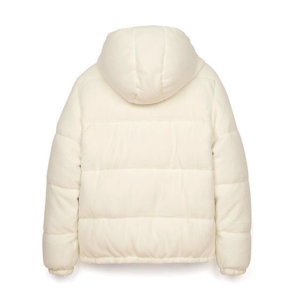 LC23 | Polartec Reversible Down Jacket White - Concrete