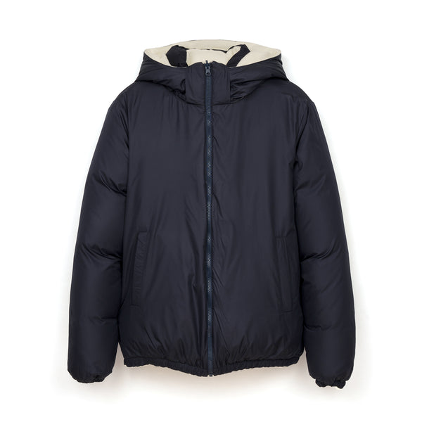 LC23 | Polartec Reversible Down Jacket White - Concrete
