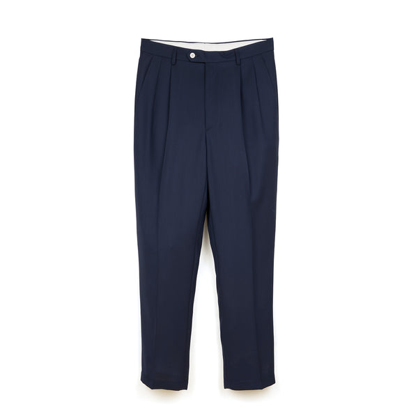 LC23 | No Crumpling Trousers Navy - Concrete
