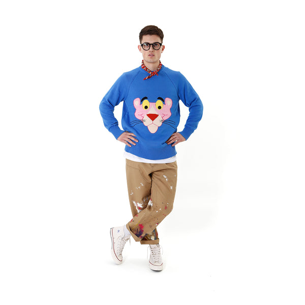 LC23 | Pantera Jacuard Sweater Blue - Concrete