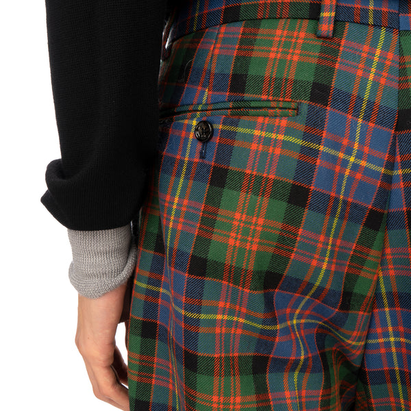 LC23 | Check Trousers Multi - Concrete