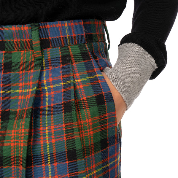 LC23 | Check Trousers Multi - Concrete