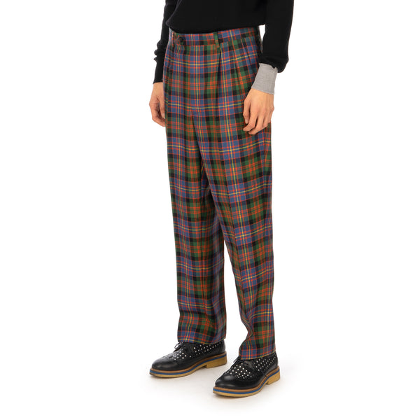 LC23 | Check Trousers Multi - Concrete