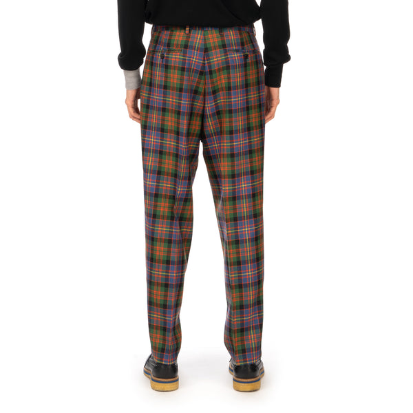 LC23 | Check Trousers Multi - Concrete