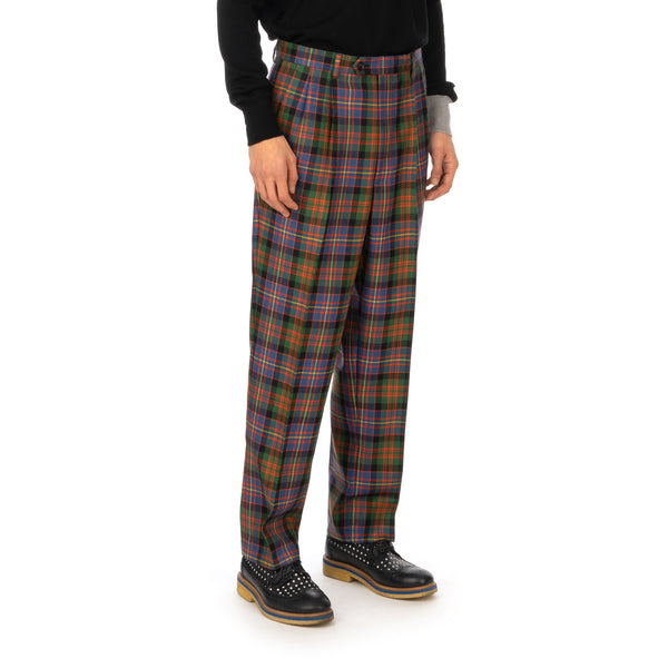 LC23 | Check Trousers Multi - Concrete