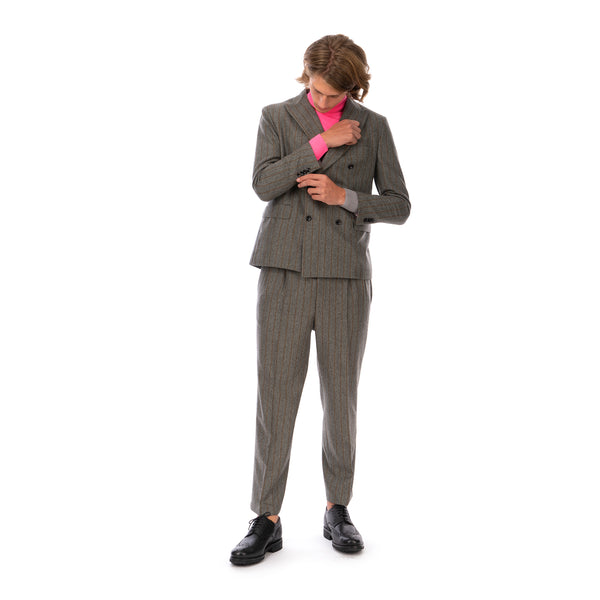 LC23 | Gessato Blazer Grey - Concrete