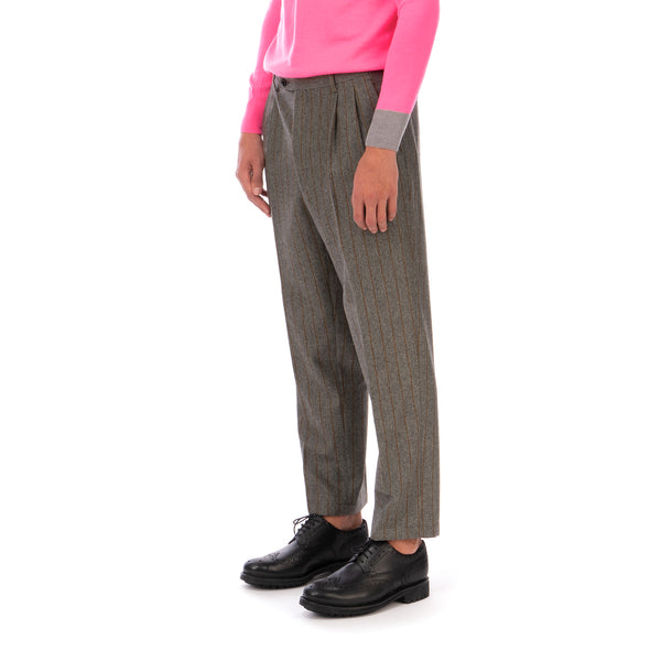 LC23 | Gessato Trousers Grey - Concrete