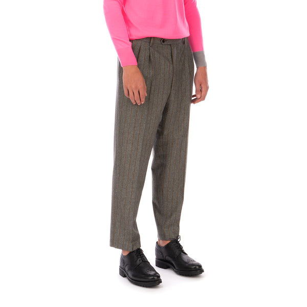 LC23 | Gessato Trousers Grey - Concrete