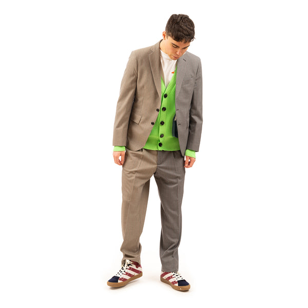 LC23 | 2 Colors Gessato Blazer Grey - Concrete