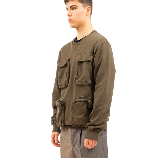 LC23 | Multitasca Sweatshirt Army - Concrete