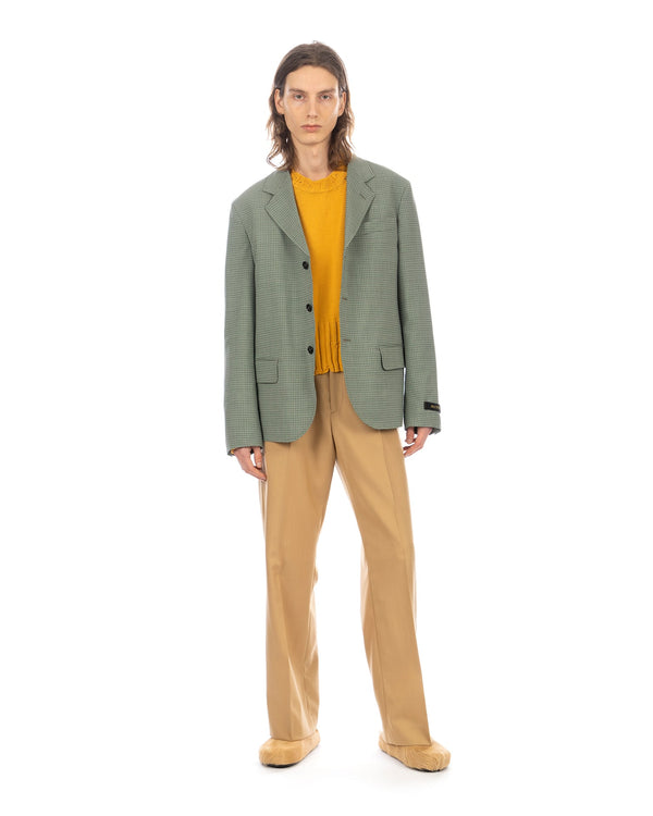 Marni | Fresco Check Blazer Pale Mint - Concrete