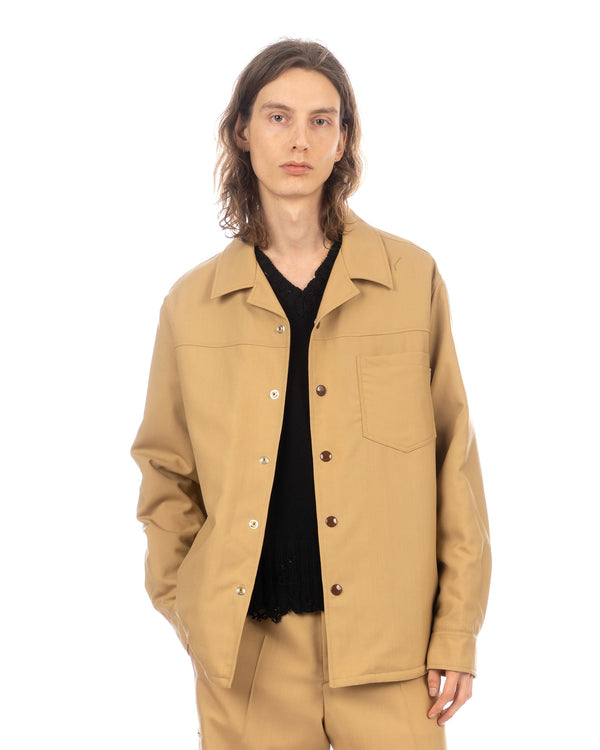 Marni | Tropical Wool Jacket Dijon - Concrete