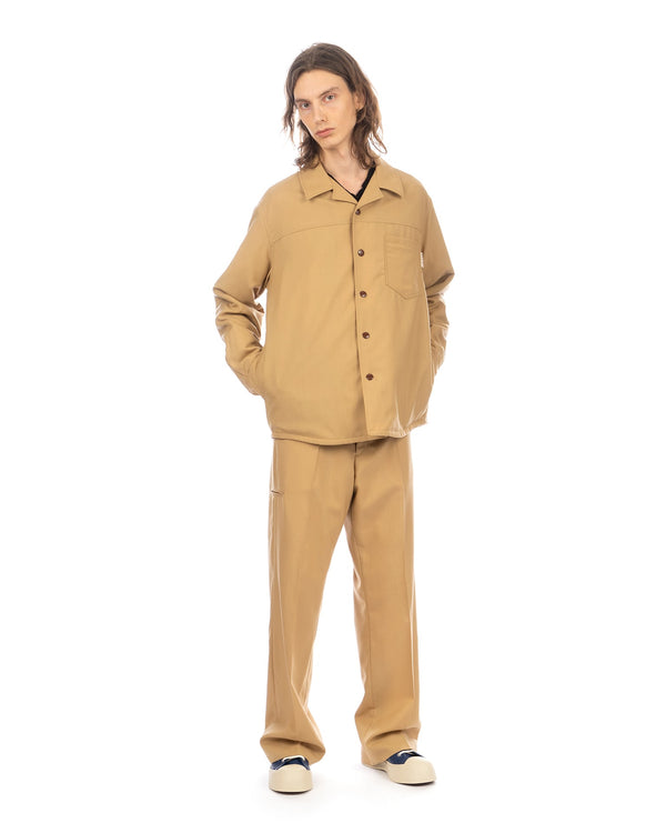 Marni | Tropical Wool Jacket Dijon - Concrete