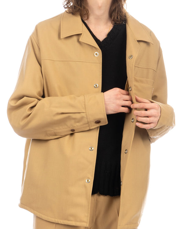 Marni | Tropical Wool Jacket Dijon - Concrete