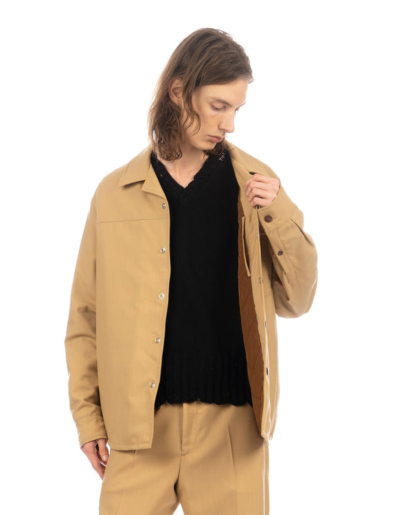 Marni | Tropical Wool Jacket Dijon - Concrete