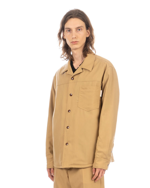 Marni | Tropical Wool Jacket Dijon - Concrete