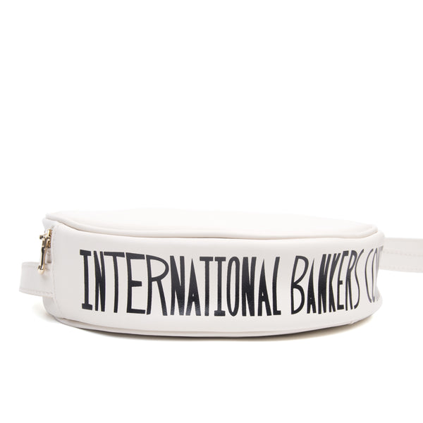 Marios Circle Mini Bag White - Concrete