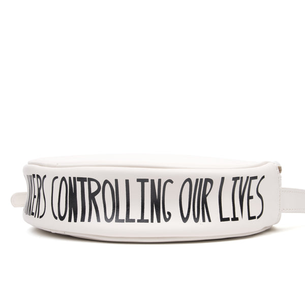 Marios Circle Mini Bag White - Concrete