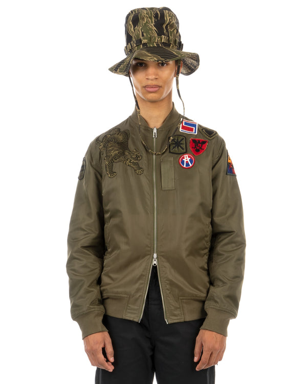 maharishi | 8104 Camo High Boonie Hat Gold Tigerstripe - Concrete