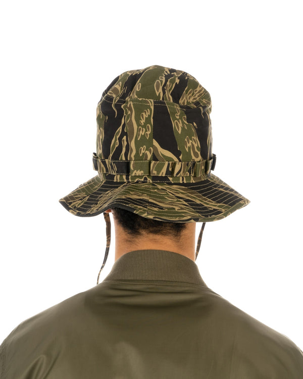 maharishi | 8104 Camo High Boonie Hat Gold Tigerstripe - Concrete