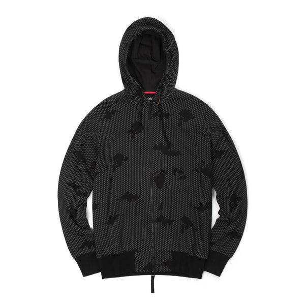 maharishi | Oversized Hooded Sweat Night - Concrete