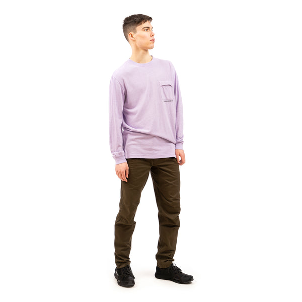 maharishi | 7007 Hemp L/S T-shirt HOCJ 200 Lavender - Concrete