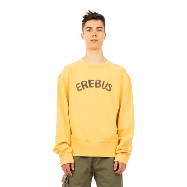 maharishi | 2021 Erebus U.S. Crew Sweat Yellow - Concrete